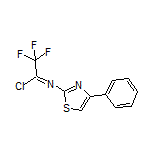 2,2,2-三氟-N-(4-苯基-2-噻唑基)亚氨代乙酰氯