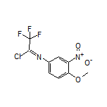 2,2,2-三氟-N-(4-甲氧基-3-硝基苯基)亚氨代乙酰氯