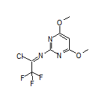 N-(4,6-二甲氧基-2-嘧啶基)-2,2,2-三氟亚氨代乙酰氯