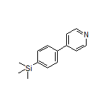 4-[4-(三甲基硅基)苯基]吡啶