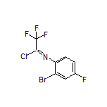 N-(2-溴-4-氟苯基)-2,2,2-三氟亚氨代乙酰氯