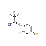 N-(4-溴-2-甲基苯基)-2,2,2-三氟亚氨代乙酰氯