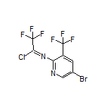 N-[5-溴-3-(三氟甲基)-2-吡啶基]-2,2,2-三氟亚氨代乙酰氯