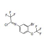 N-[3-溴-4-(三氟甲氧基)苯基]-2,2,2-三氟亚氨代乙酰氯