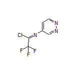 2,2,2-三氟-N-(4-哒嗪基)亚氨代乙酰氯