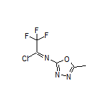 2,2,2-三氟-N-(5-甲基-1,3,4-噁二唑-2-基)亚氨代乙酰氯