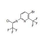 N-[5-溴-6-(三氟甲基)-2-吡啶基]-2,2,2-三氟亚氨代乙酰氯
