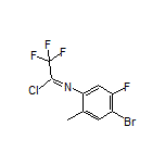 N-(4-溴-5-氟-2-甲基苯基)-2,2,2-三氟亚氨代乙酰氯