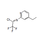 N-(4-乙基-2-吡啶基)-2,2,2-三氟亚氨代乙酰氯