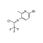 N-(6-溴-2-甲基-3-吡啶基)-2,2,2-三氟亚氨代乙酰氯