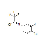 N-(4-氯-3-氟苯基)-2,2,2-三氟亚氨代乙酰氯