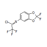 N-(2,2-二氟苯并[d][1,3]二噁茂-5-基)-2,2,2-三氟亚氨代乙酰氯