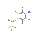 N-(4-溴-2,3,5,6-四氟苯基)-2,2,2-三氟亚氨代乙酰氯