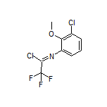 N-(3-氯-2-甲氧基苯基)-2,2,2-三氟亚氨代乙酰氯