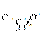 7-(苄氧基)-2-(4-溴苯基)-3-羟基-5-甲氧基-4H-色烯-4-酮