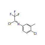 N-(4-氯-3-甲基苯基)-2,2,2-三氟亚氨代乙酰氯