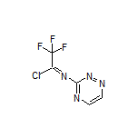 2,2,2-三氟-N-(1,2,4-三嗪-3-基)亚氨代乙酰氯