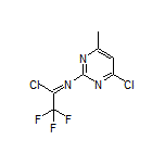 N-(4-氯-6-甲基-2-嘧啶基)-2,2,2-三氟亚氨代乙酰氯