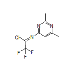 N-(2,6-二甲基-4-嘧啶基)-2,2,2-三氟亚氨代乙酰氯