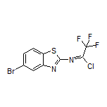 N-(5-溴-2-苯并噻唑基)-2,2,2-三氟亚氨代乙酰氯
