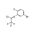 N-(5-溴-2-氟苯基)-2,2,2-三氟亚氨代乙酰氯