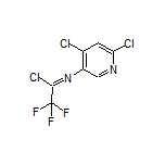 N-(4,6-二氯-3-吡啶基)-2,2,2-三氟亚氨代乙酰氯