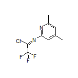 N-(4,6-二甲基-2-吡啶基)-2,2,2-三氟亚氨代乙酰氯