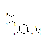 N-[2-溴-4-(三氟甲氧基)苯基]-2,2,2-三氟亚氨代乙酰氯