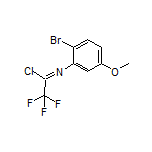N-(2-溴-5-甲氧基苯基)-2,2,2-三氟亚氨代乙酰氯