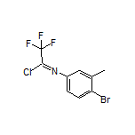 N-(4-溴-3-甲基苯基)-2,2,2-三氟亚氨代乙酰氯