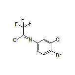N-(4-溴-3-氯苯基)-2,2,2-三氟亚氨代乙酰氯