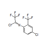 N-[4-氯-2-(三氟甲基)苯基]-2,2,2-三氟亚氨代乙酰氯