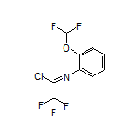 N-[2-(二氟甲氧基)苯基]-2,2,2-三氟亚氨代乙酰氯
