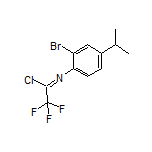 N-(2-溴-4-异丙基苯基)-2,2,2-三氟亚氨代乙酰氯