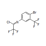 N-[4-溴-3-(三氟甲基)苯基]-2,2,2-三氟亚氨代乙酰氯