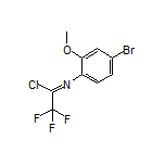 N-(4-溴-2-甲氧基苯基)-2,2,2-三氟亚氨代乙酰氯