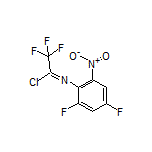 N-(2,4-二氟-6-硝基苯基)-2,2,2-三氟亚氨代乙酰氯