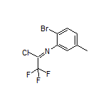 N-(2-溴-5-甲基苯基)-2,2,2-三氟亚氨代乙酰氯