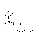 N-(4-丁基苯基)-2,2,2-三氟亚氨代乙酰氯