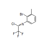 N-(2-溴-3-甲基苯基)-2,2,2-三氟亚氨代乙酰氯