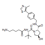 (2S,4R)-1-[(S)-2-(5-氨基戊酰氨基)-3,3-二甲基丁酰基]-4-羟基-N-[4-(4-甲基噻唑-5-基)苄基]吡咯烷-2-甲酰胺