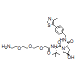 (2S,4R)-1-[(S)-14-氨基-2-(叔丁基)-4-氧代-6,9,12-三氧杂-3-氮杂十四烷-1-酰基]-4-羟基-N-[4-(4-甲基-5-噻唑基)苄基]吡咯烷-2-甲酰胺