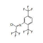 N-[2,5-双(三氟甲基)苯基]-2,2,2-三氟亚氨代乙酰氯