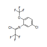 N-[5-氯-2-(三氟甲氧基)苯基]-2,2,2-三氟亚氨代乙酰氯