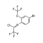 N-[4-溴-2-(三氟甲氧基)苯基]-2,2,2-三氟亚氨代乙酰氯