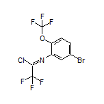 N-[5-溴-2-(三氟甲氧基)苯基]-2,2,2-三氟亚氨代乙酰氯
