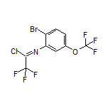 N-[2-溴-5-(三氟甲氧基)苯基]-2,2,2-三氟亚氨代乙酰氯