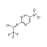 2,2,2-三氟-N-(5-硝基-2-嘧啶基)亚氨代乙酰氯