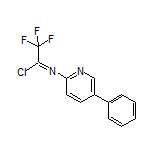 2,2,2-三氟-N-(5-苯基-2-吡啶基)亚氨代乙酰氯