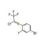 N-(4-溴-2-碘苯基)-2,2,2-三氟亚氨代乙酰氯
